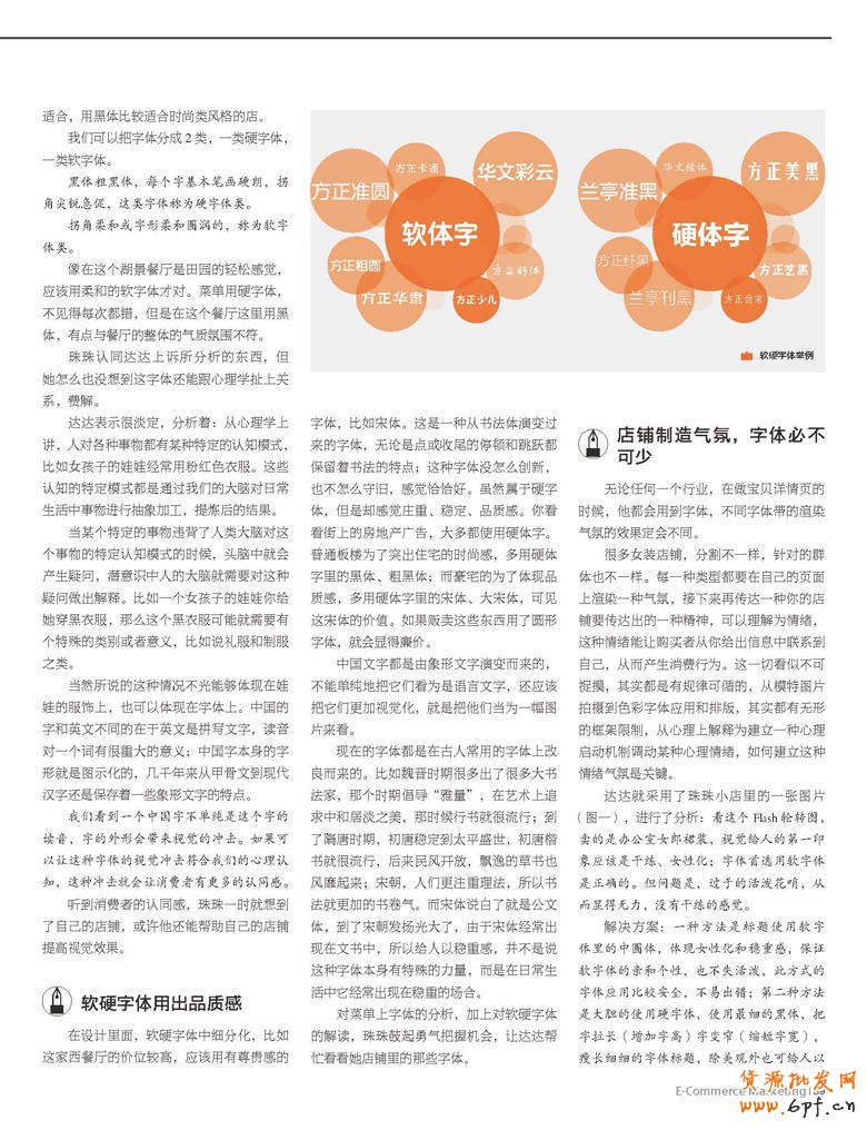 分享:吃軟還是吃硬——從字體解讀消費心理