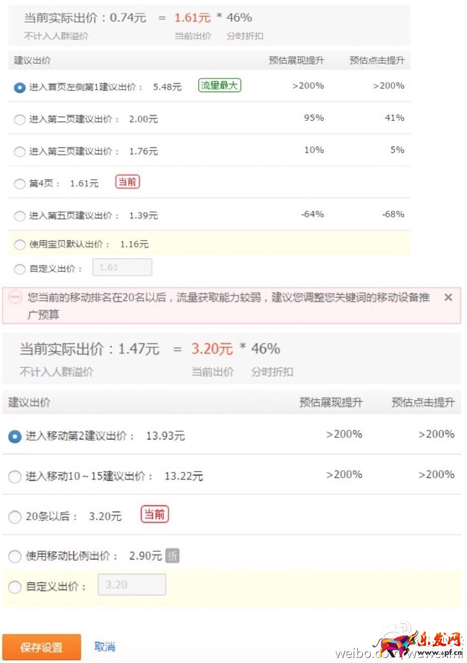 新版直通車(chē)變化分析